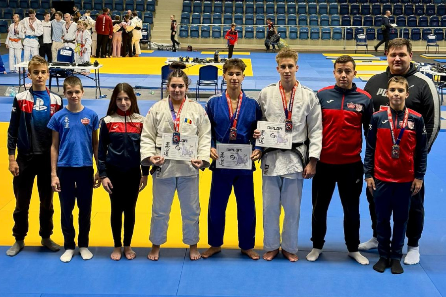 Judoka anternați de Marian Halas s-au luptat pentru medalii la Poprad